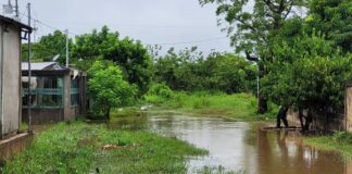 Aproximadamente 10 familias en Machiques quedaron afectadas por las inundaciones