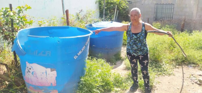 Barrio Los Ángeles sin agua por tubería