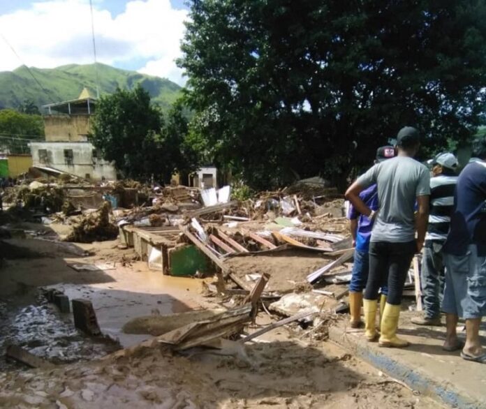 lluvias en Las Tejerías