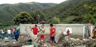 60 familias resultaron afectadas por las lluvias en la parroquia Juares de Lara