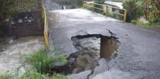 Lluvias en Mérida, en el sector El Valle