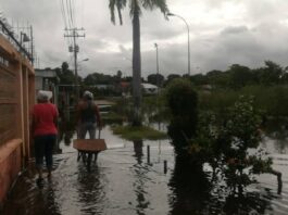 Inundación en La Alameda Ciudad Bolívar