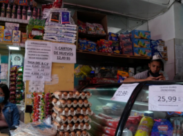 Precios de los productos en aumento en Ciudad Bolívar AP