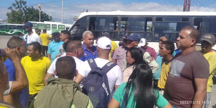 paro de transporte en Cumaná