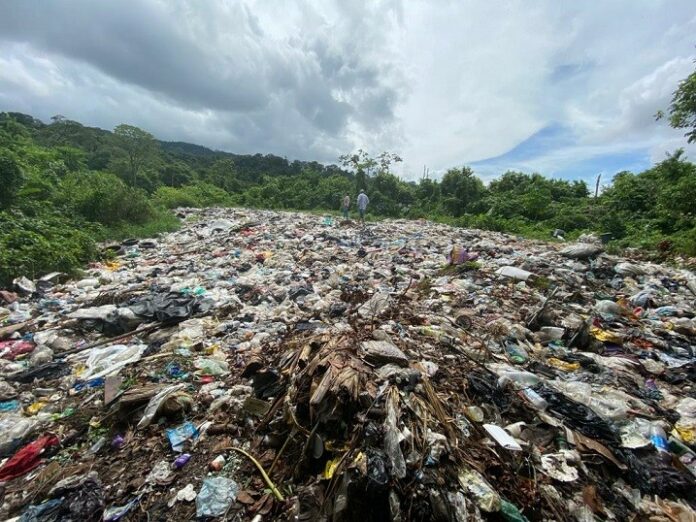 situación basura vertedero de Mazpa