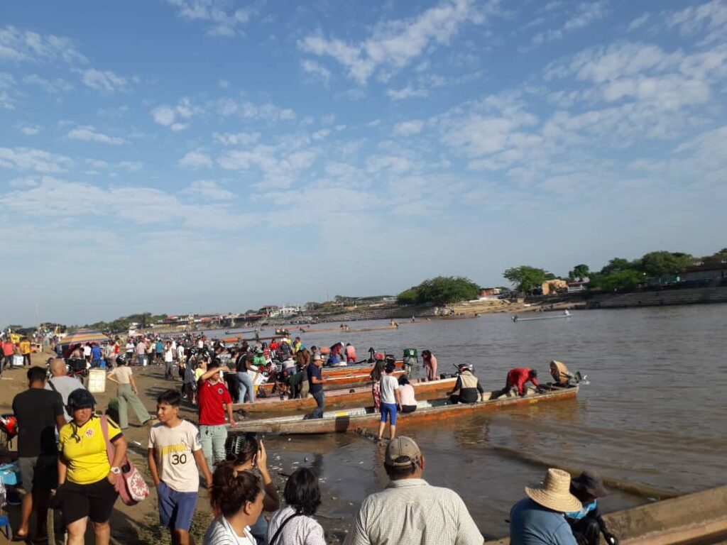 Ribazón en río Arauca