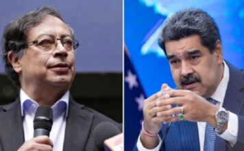 Gustaco Petro y Nicolás Maduro