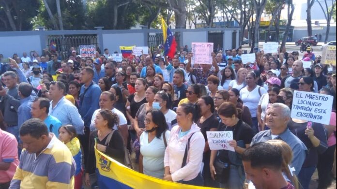 Protesta sector de educación