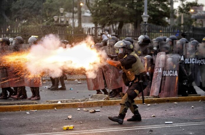 Perú violencia policial y protestas