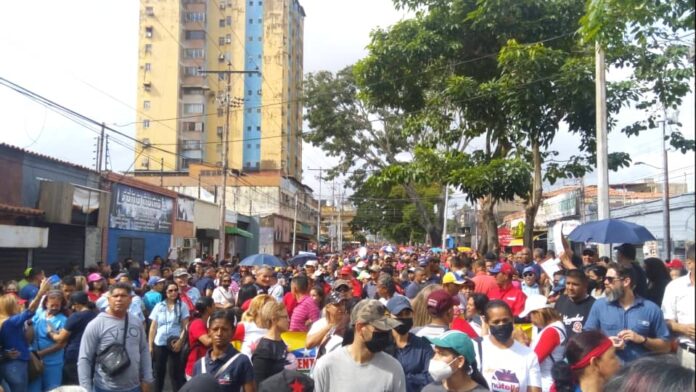 marcha oficialista en Monagas