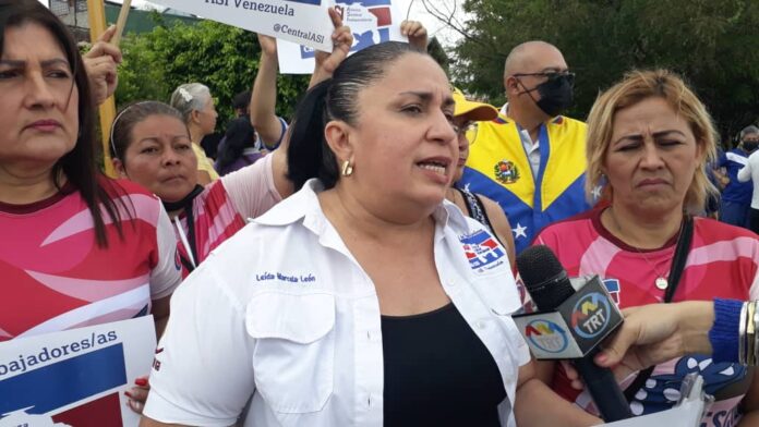 Marcela León - ASI Venezuela - sindicalista de los trabajadores