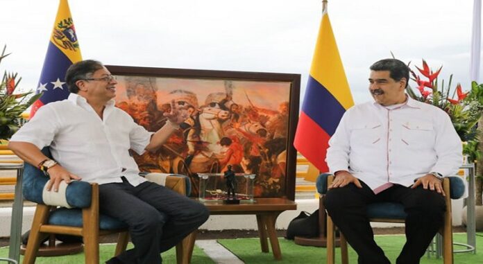 Nicolás Maduro y Gustavo Petro