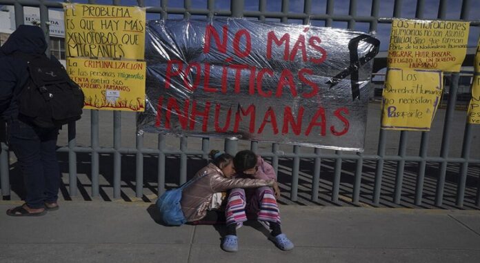 Incendio migrantes México