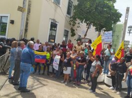 Protesta de maestros en San Fernando