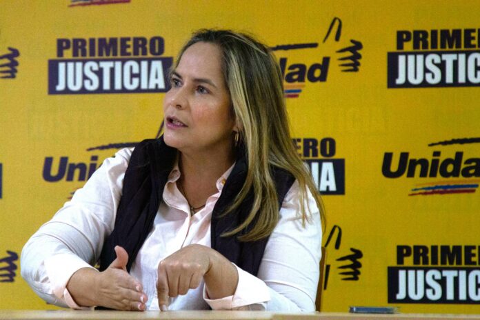 Presidenta de Primero Justicia María Beatriz Martínez