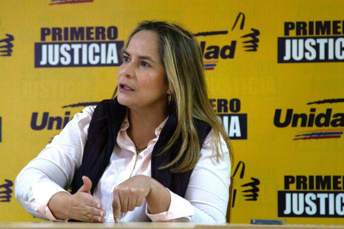 Presidenta de Primero Justicia María Beatriz Martínez