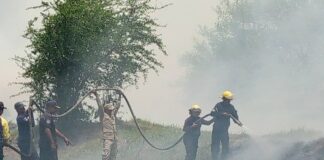 Incendio en Biruaca