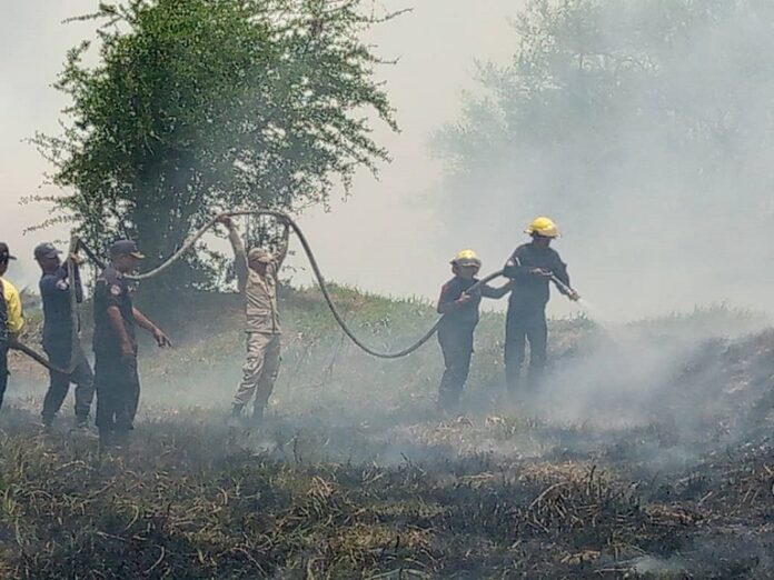 Incendio en Biruaca