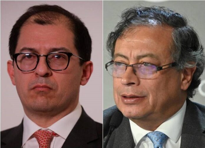 Gustavo Petro y Fiscal General de Colombia