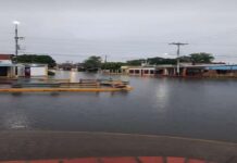San Fernando inundada