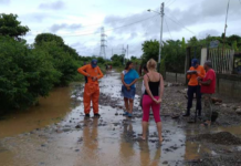 Afectados en Guanare por las lluvias
