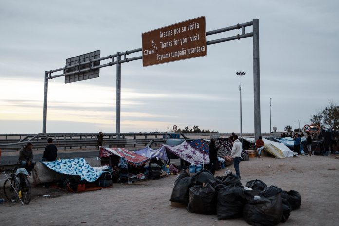 Condiciones de vida de los migrantes en las calles - Foto Pablo Rojas Madariaga - RJM LAC