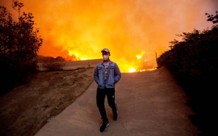 Evacuación de personas por incendios forestales