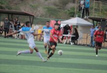 Imagen del partido jugado entre Nueva Esparta FC Vs. Dynamo Puerto FC el 21 de mayo. Foto: Nueva Esparta FC.