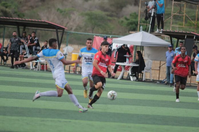 Imagen del partido jugado entre Nueva Esparta FC Vs. Dynamo Puerto FC el 21 de mayo. Foto: Nueva Esparta FC.