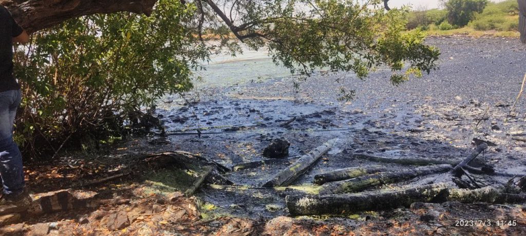 Lago de Maracaibo contaminado