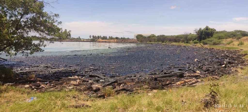 Lago de Maracaibo contaminado