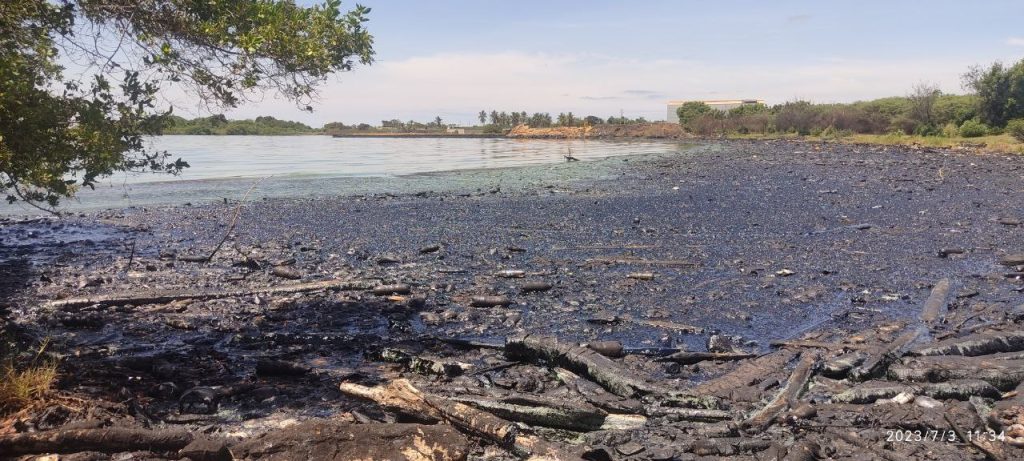 Lago de Maracaibo contaminado