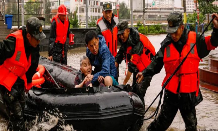 Lluvias en China