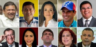 candidatos de las primaria