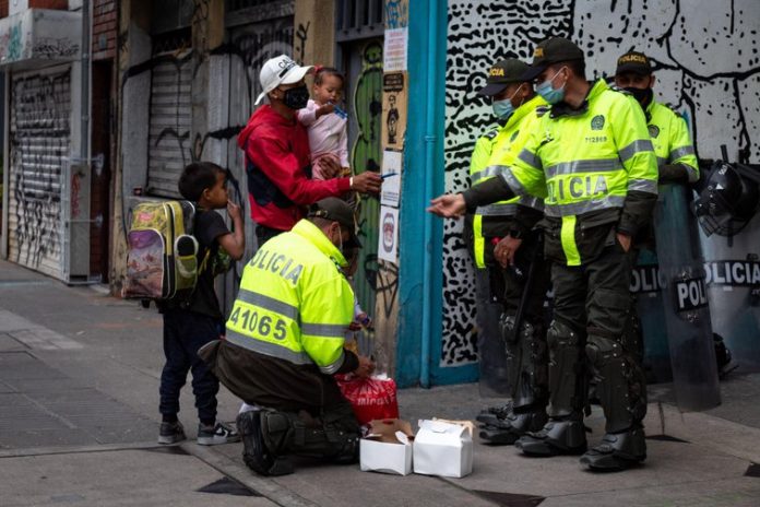 Migrantes venezolanos en Bogotá