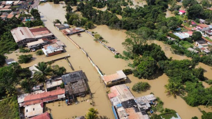 Inundaciones en Santa Elena de Uiarén