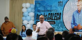 Andrés Caleca en Barinas