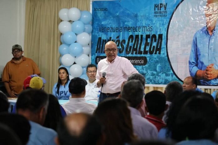 Andrés Caleca en Barinas
