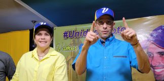 Capriles en Tucupita.