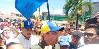 Henrique Capriles en El Tigre