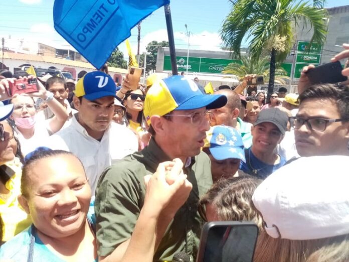 Henrique Capriles en El Tigre