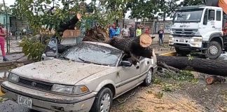 Onda tropical en Cumaná, estado Sucre