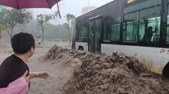 Lluvias en China