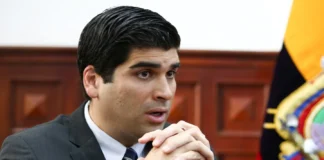 Ecuador: Tirotean sitio cerca del candidato Otto Sonnenholzner