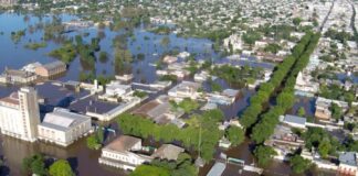 Inundaciones en Uruguay