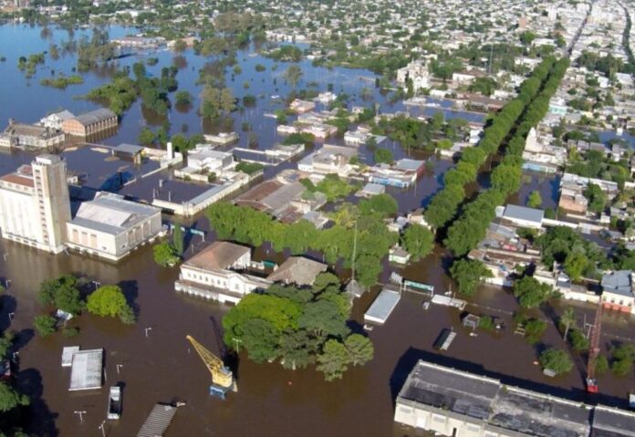 Inundaciones en Uruguay