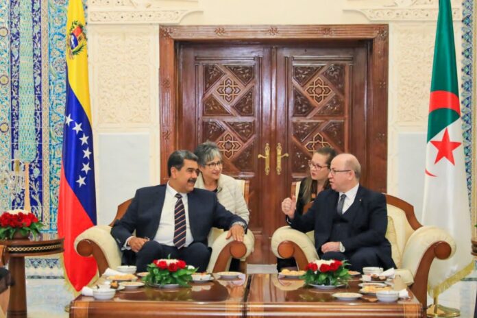 Maduro ahora visita Argelia