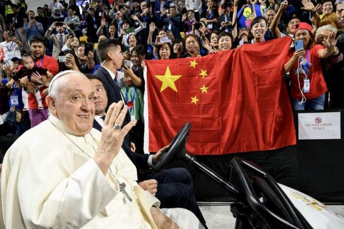 El papa en Mongolia
