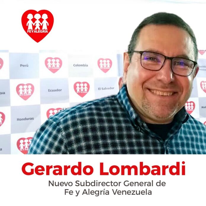 Gerardo Lombardi, nuevo subdirector general de Fe y Alegría Venezuela