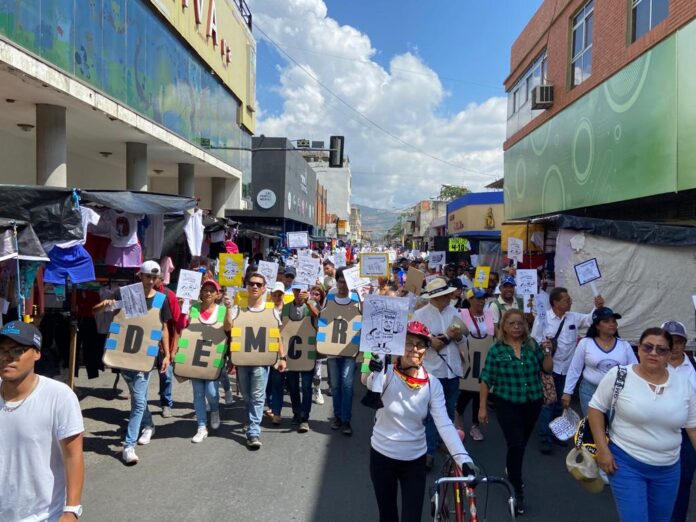 Marcha por los Derechos Humanos. Foto: Narayana Torres.